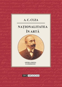 coperta carte nationalitatea in arta de a. c. cuza